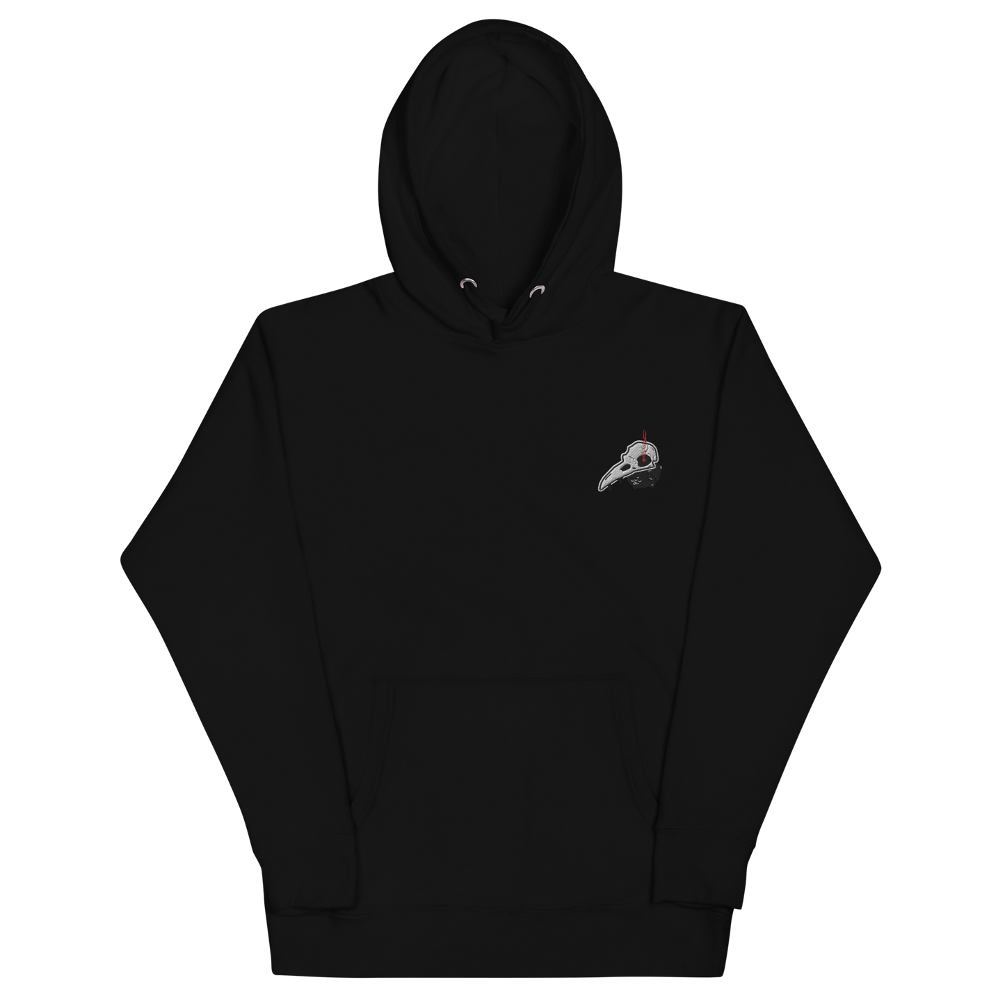 Photo of the raven skull hoodie