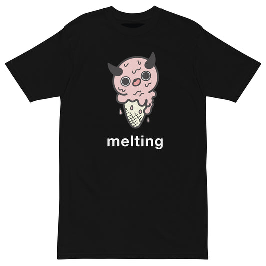 MELTING TEE - BLACK