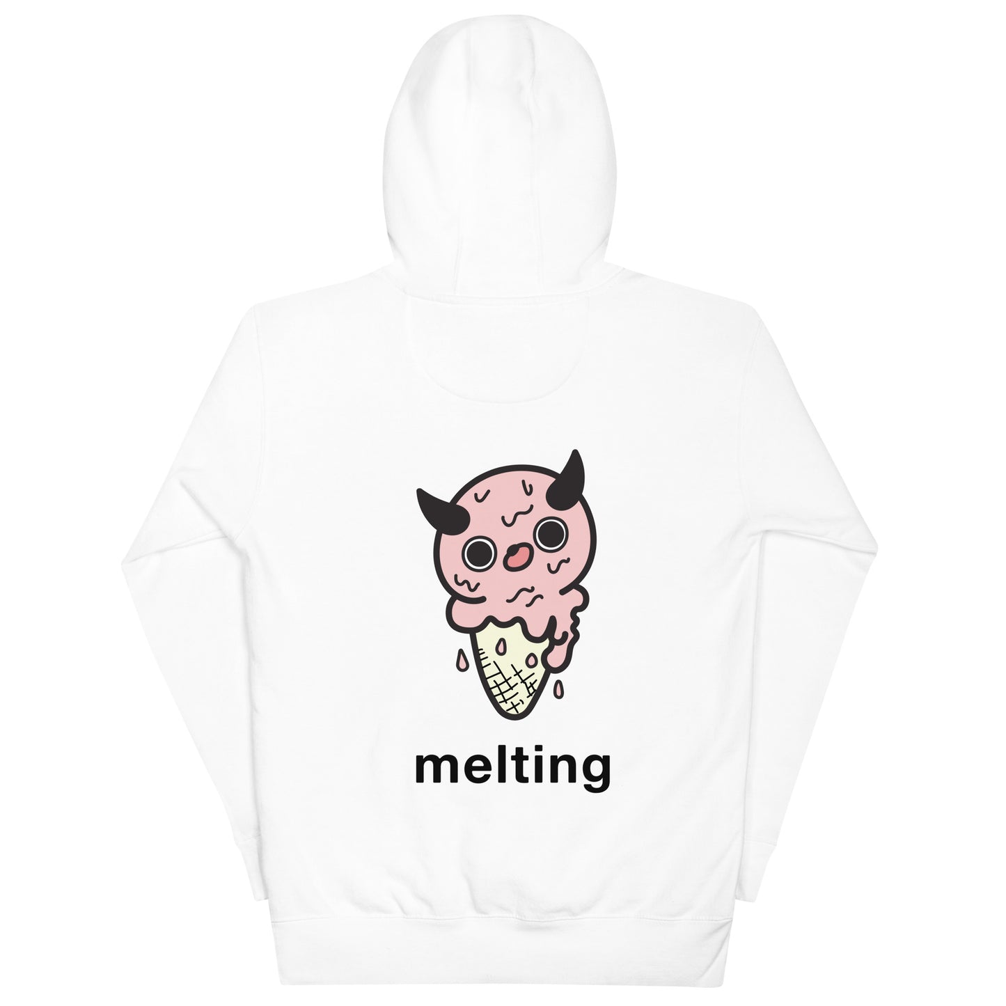 MELTING HOODIE - WHITE