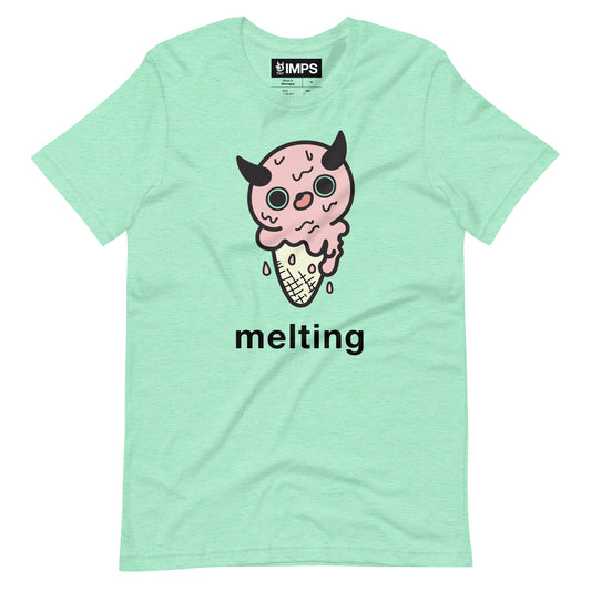 MELTING TEE - MINT GREEN